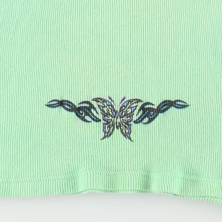 00'S Harley-Davidson Tie-dye Pattern Tank Top Made in USA Women's XXL cotton Blue type light blue Vintage Second Hand