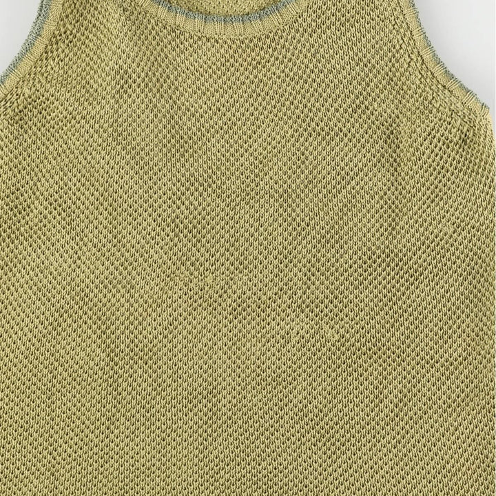 Tommy Bahama knit bustier for women, size M cotton green type yellow green Vintage Second Hand
