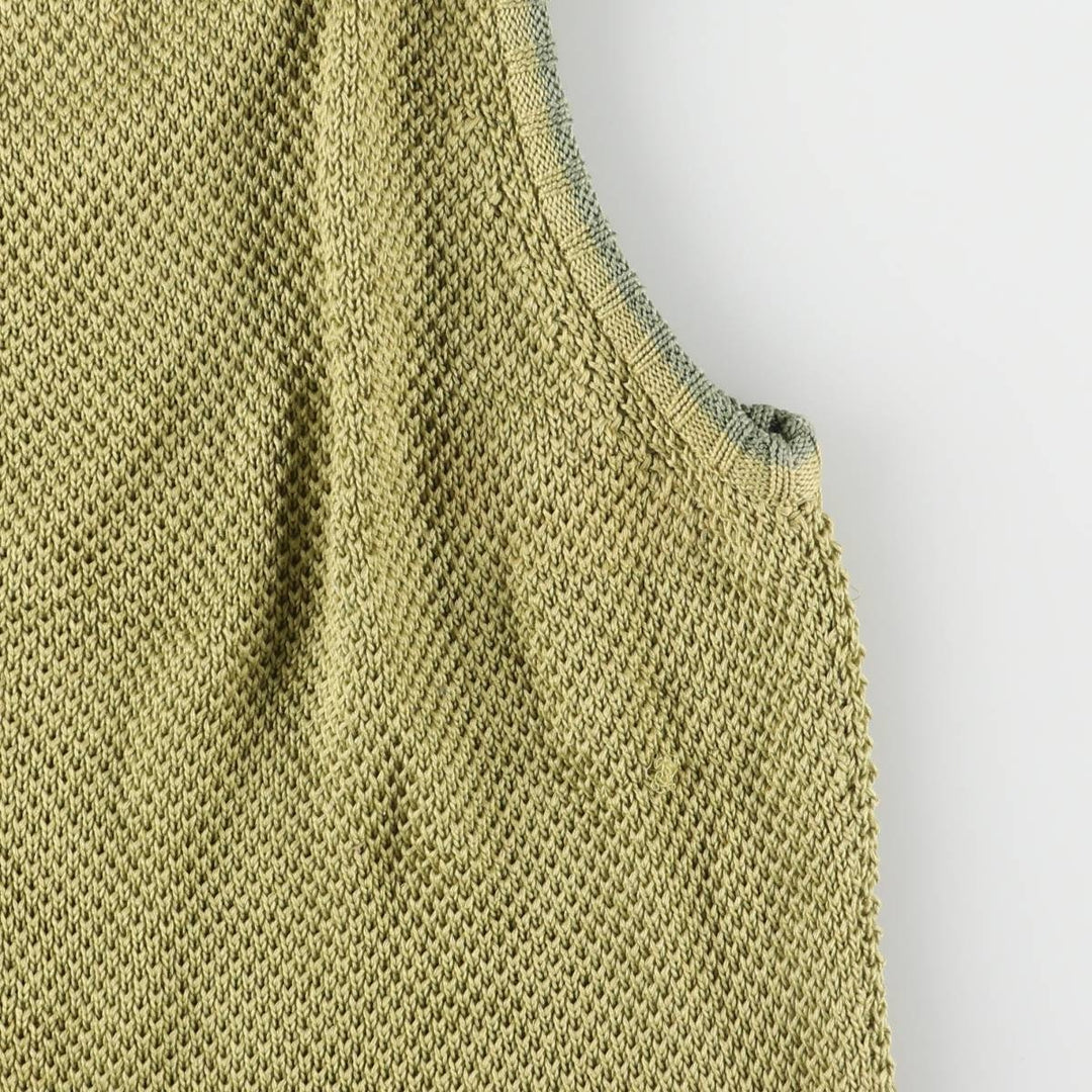Tommy Bahama knit bustier for women, size M cotton green type yellow green Vintage Second Hand