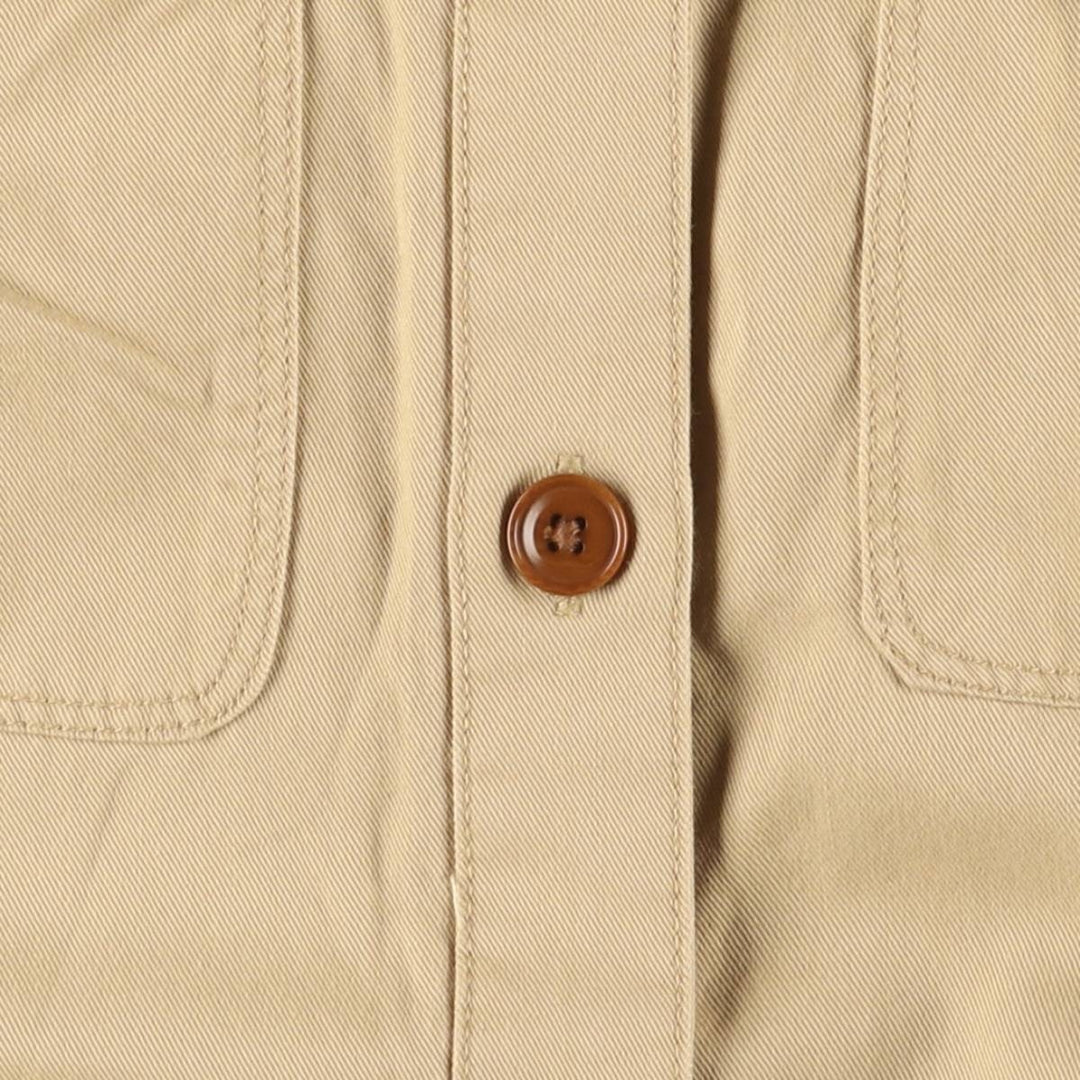 Ralph Lauren POLO RALPH LAUREN Long Sleeve Shirt Dress Women's Size L cotton Beige type Vintage Second Hand