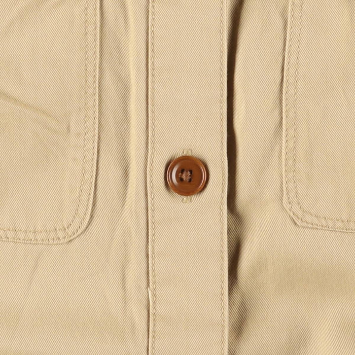 Ralph Lauren POLO RALPH LAUREN Long Sleeve Shirt Dress Women's Size L cotton Beige type Vintage Second Hand