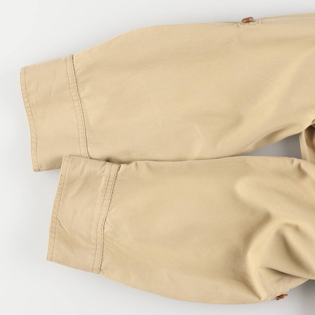 Ralph Lauren POLO RALPH LAUREN Long Sleeve Shirt Dress Women's Size L cotton Beige type Vintage Second Hand