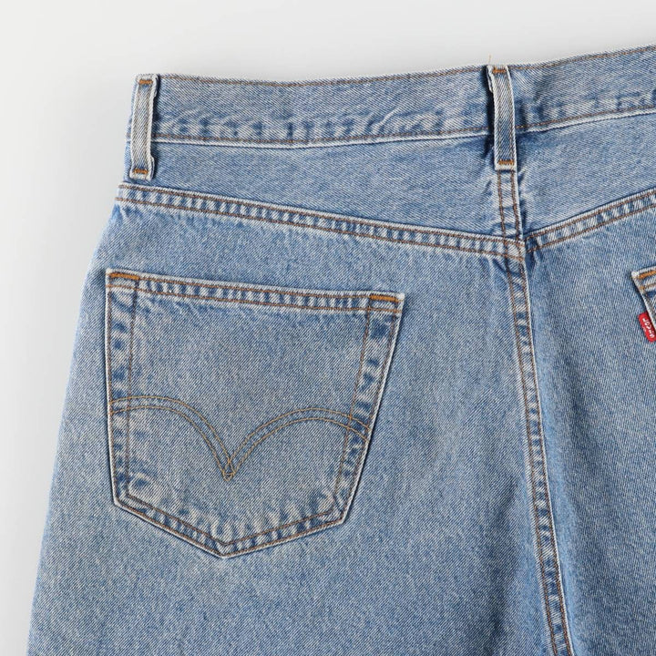 Levi's 550 Relaxed Fit Denim Shorts, Men's, W35 equivalent cotton blue type Vintage Second Hand