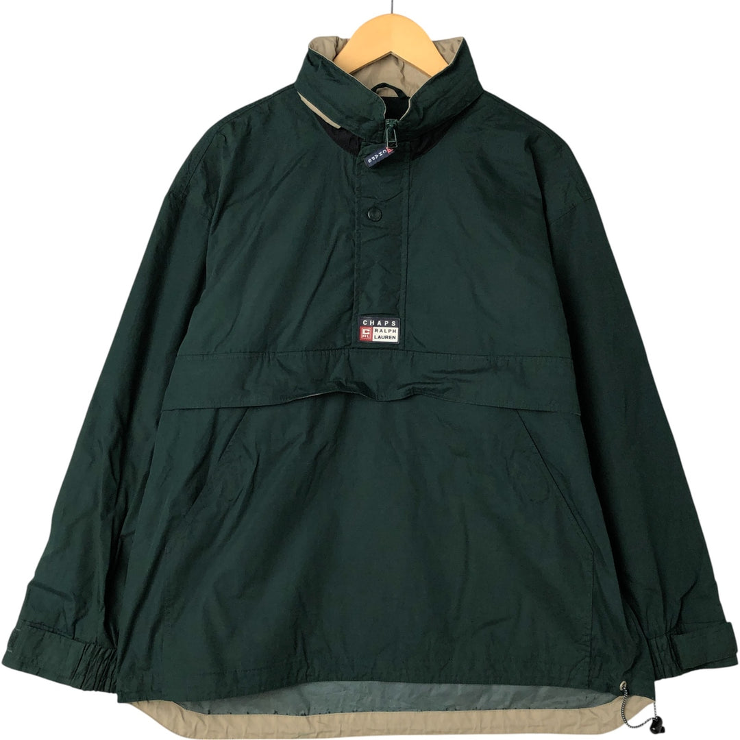90'S Ralph Lauren CHAPS Anorak Parka Made in Russia Men's M Size Vintage polyester green type Vintage Second Hand