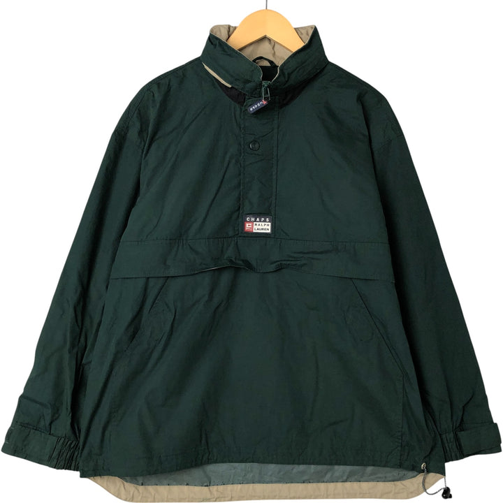 90'S Ralph Lauren CHAPS Anorak Parka Made in Russia Men's M Size Vintage polyester green type Vintage Second Hand