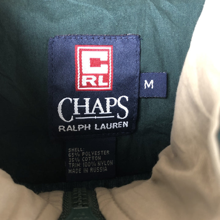 90'S Ralph Lauren CHAPS Anorak Parka Made in Russia Men's M Size Vintage polyester green type Vintage Second Hand