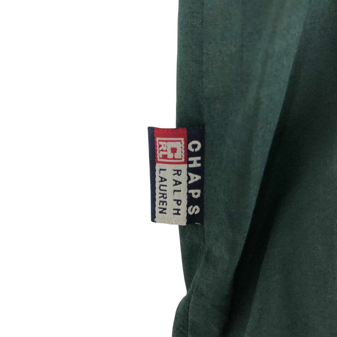 90'S Ralph Lauren CHAPS Anorak Parka Made in Russia Men's M Size Vintage polyester green type Vintage Second Hand