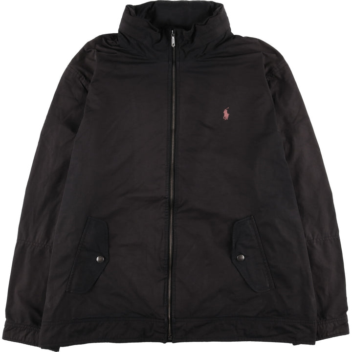 Ralph Lauren POLO by Ralph Lauren windbreaker, men's XL size polyester black type Vintage Second Hand