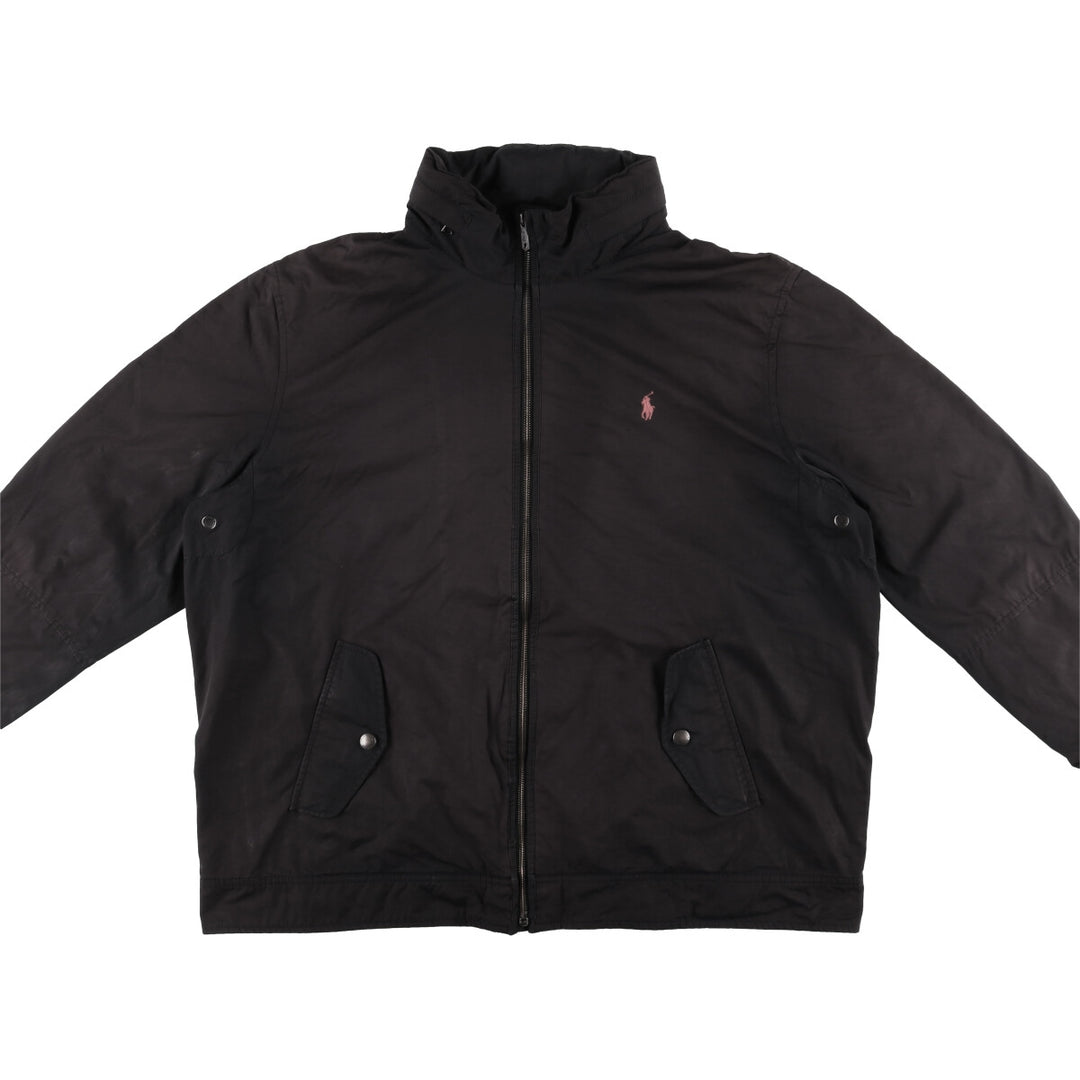 Ralph Lauren POLO by Ralph Lauren windbreaker, men's XL size polyester black type Vintage Second Hand