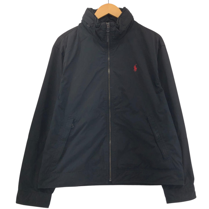 Ralph Lauren POLO by Ralph Lauren windbreaker, men's size L polyester black type Vintage Second Hand
