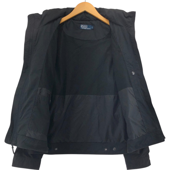 Ralph Lauren POLO by Ralph Lauren windbreaker, men's size L polyester black type Vintage Second Hand