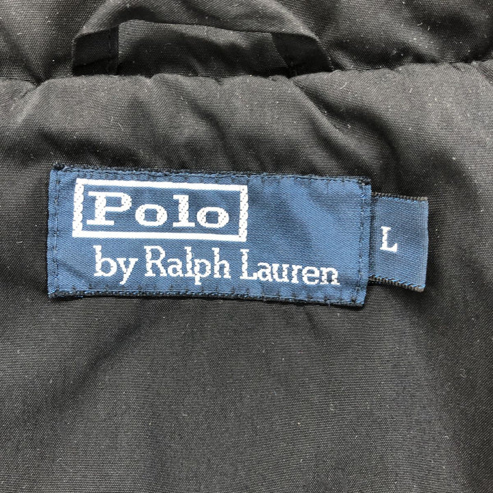 Ralph Lauren POLO by Ralph Lauren windbreaker, men's size L polyester black type Vintage Second Hand