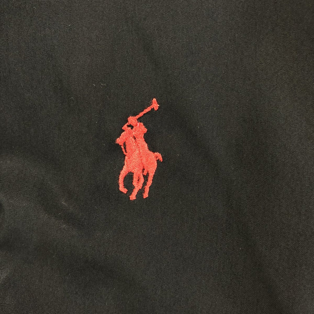 Ralph Lauren POLO by Ralph Lauren windbreaker, men's size L polyester black type Vintage Second Hand