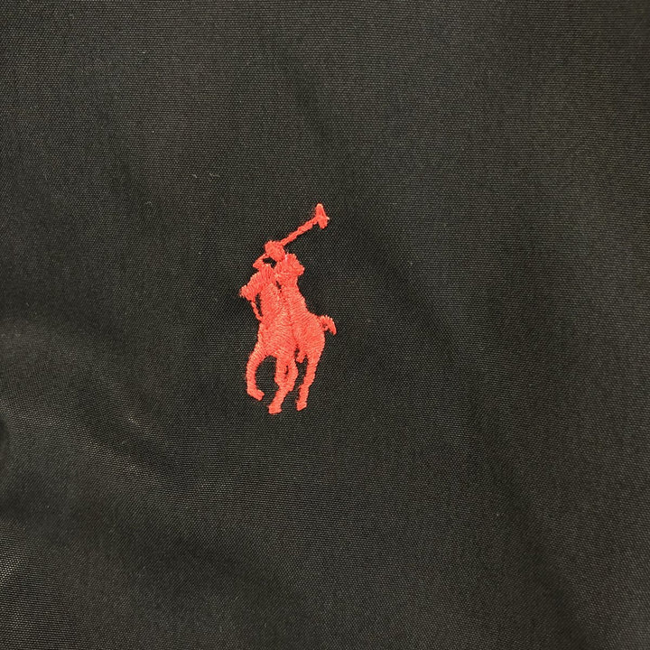 Ralph Lauren POLO by Ralph Lauren windbreaker, men's size L polyester black type Vintage Second Hand