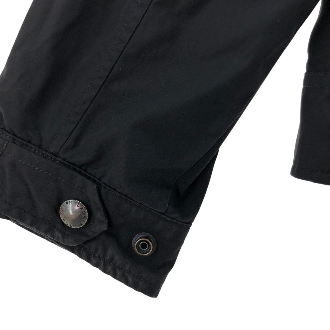 Ralph Lauren POLO by Ralph Lauren windbreaker, men's size L polyester black type Vintage Second Hand