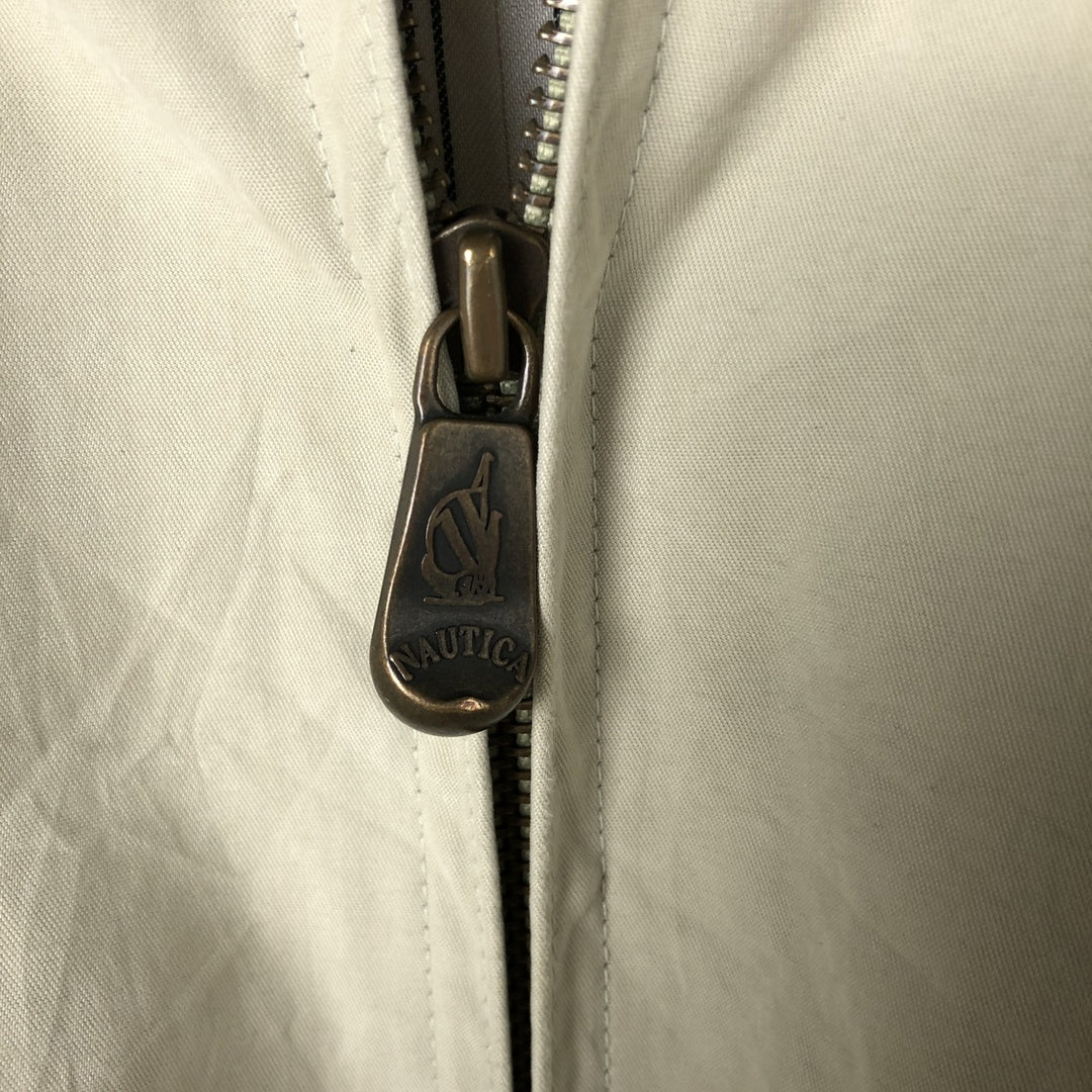 90'S NAUTICA Windbreaker Men's XL Vintage polyester Khaki type beige Vintage Second Hand