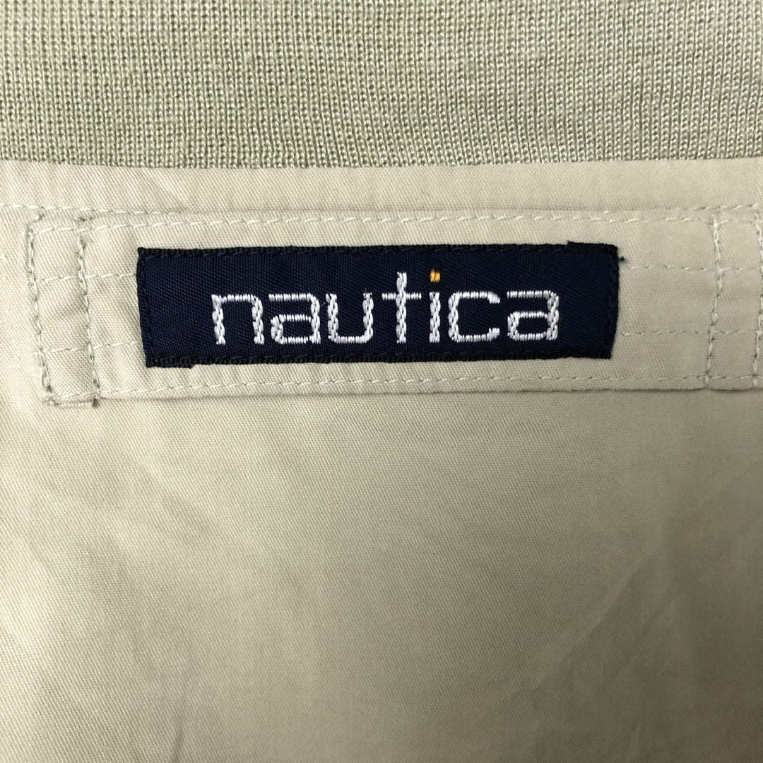 90'S NAUTICA Windbreaker Men's XL Vintage polyester Khaki type beige Vintage Second Hand