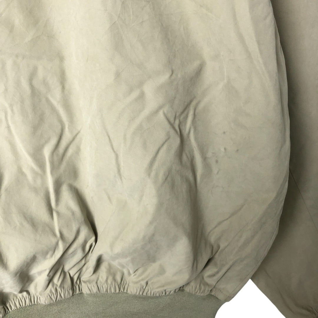 90'S NAUTICA Windbreaker Men's XL Vintage polyester Khaki type beige Vintage Second Hand