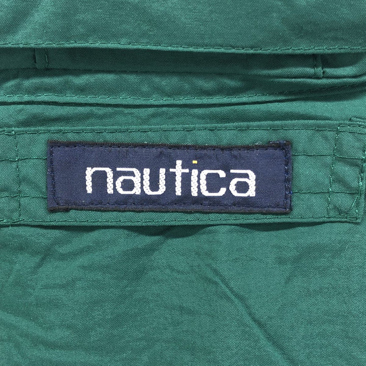 90'S Nautica sailing jacket, men's size L, vintage Nylon Green type dark green Vintage Second Hand