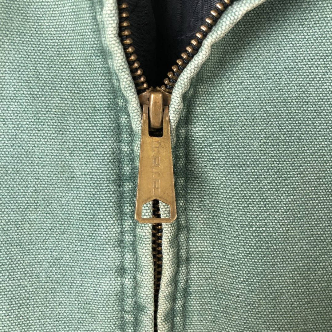 80s-90'S Carhartt Active Jacket Duck Full Zip Parka Made in USA Men's XL Vintage cotton Khaki type Vintage Second Hand