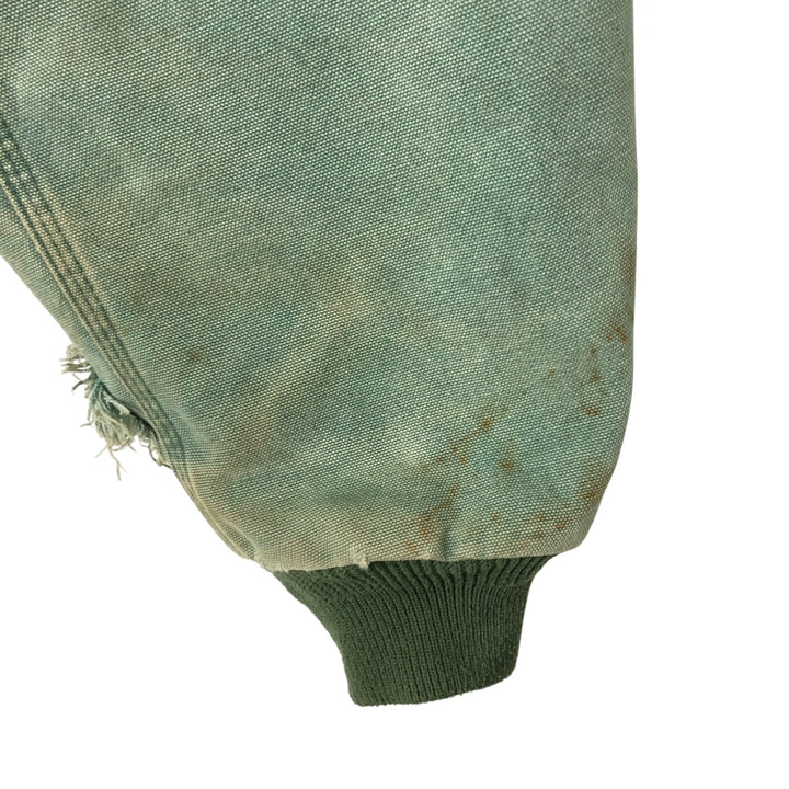 80s-90'S Carhartt Active Jacket Duck Full Zip Parka Made in USA Men's XL Vintage cotton Khaki type Vintage Second Hand