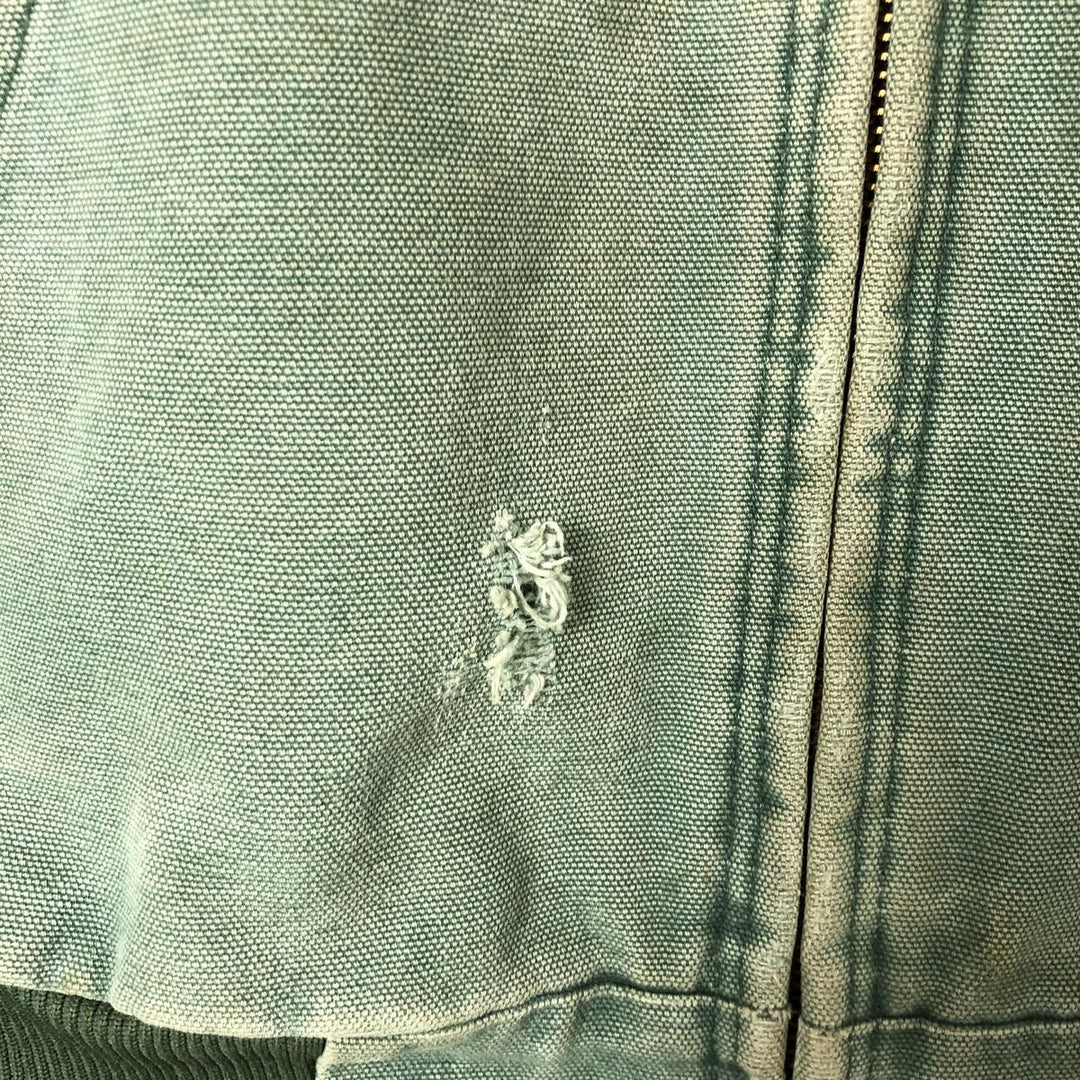 80s-90'S Carhartt Active Jacket Duck Full Zip Parka Made in USA Men's XL Vintage cotton Khaki type Vintage Second Hand