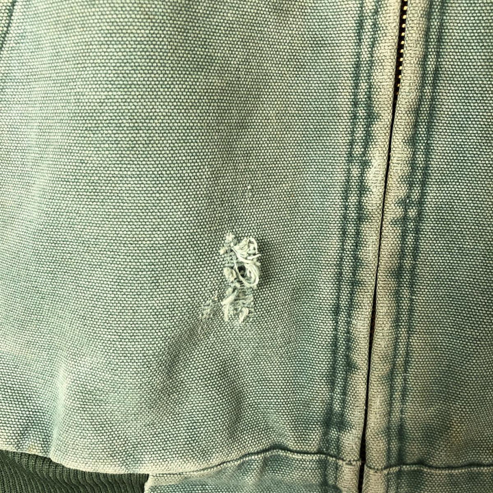 80s-90'S Carhartt Active Jacket Duck Full Zip Parka Made in USA Men's XL Vintage cotton Khaki type Vintage Second Hand