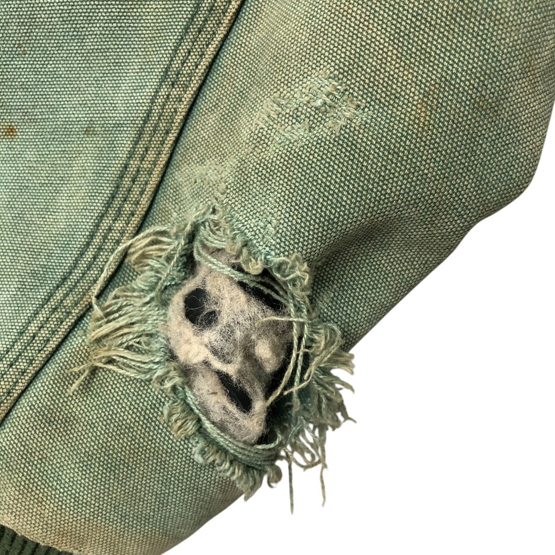 80s-90'S Carhartt Active Jacket Duck Full Zip Parka Made in USA Men's XL Vintage cotton Khaki type Vintage Second Hand