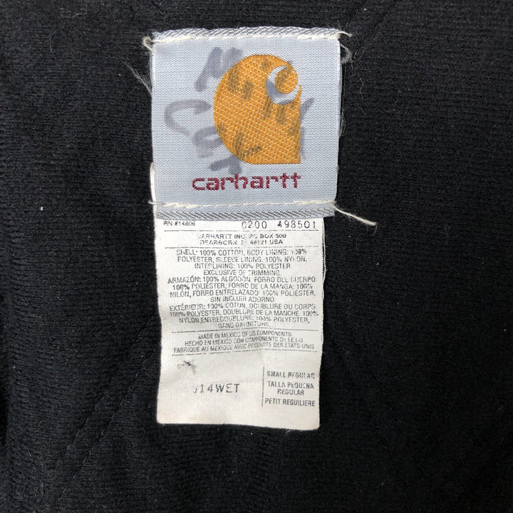 00'S Carhartt Santa Fe Jacket Duck Work Blouson Men's S size cotton Beige type Vintage Second Hand