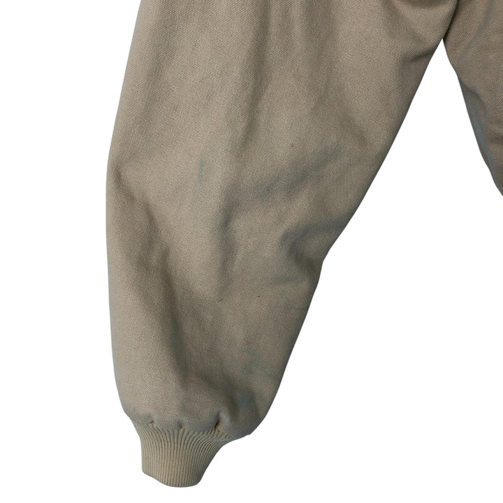 00'S Carhartt Santa Fe Jacket Duck Work Blouson Men's S size cotton Beige type Vintage Second Hand