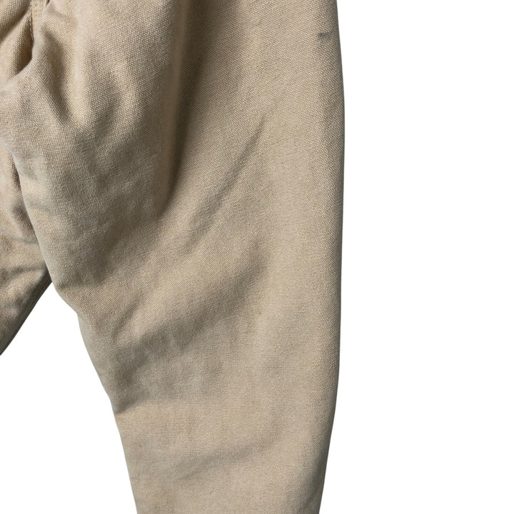 00'S Carhartt Santa Fe Jacket Duck Work Blouson Men's S size cotton Beige type Vintage Second Hand