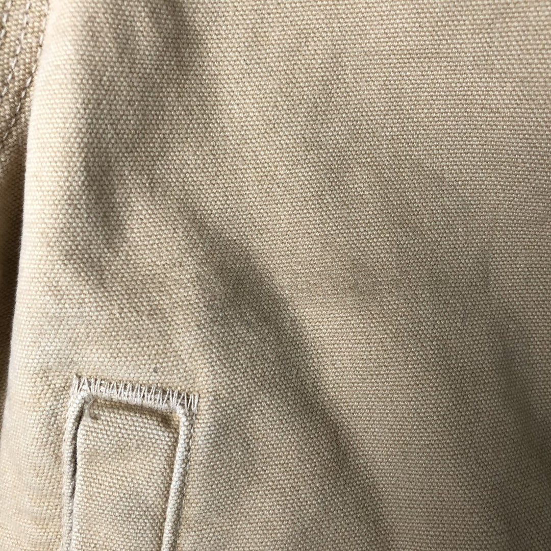 00'S Carhartt Santa Fe Jacket Duck Work Blouson Men's S size cotton Beige type Vintage Second Hand