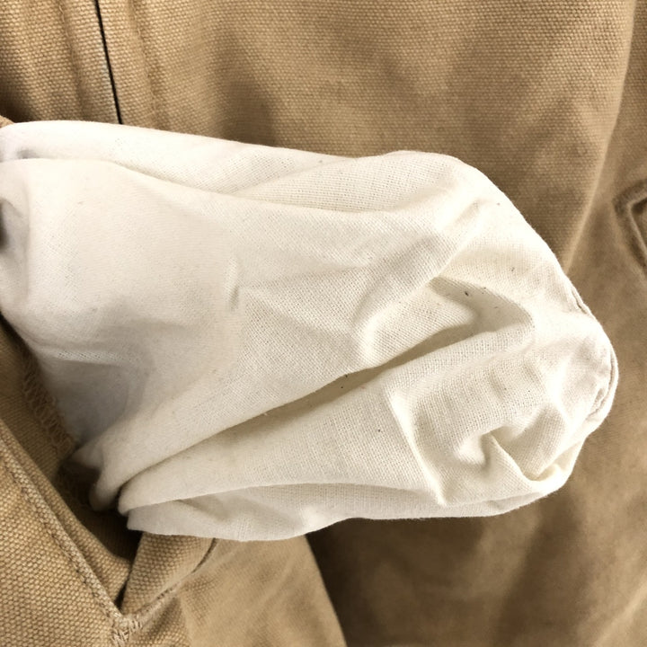 00'S Carhartt Santa Fe Jacket Duck Work Blouson Men's S size cotton Beige type Vintage Second Hand