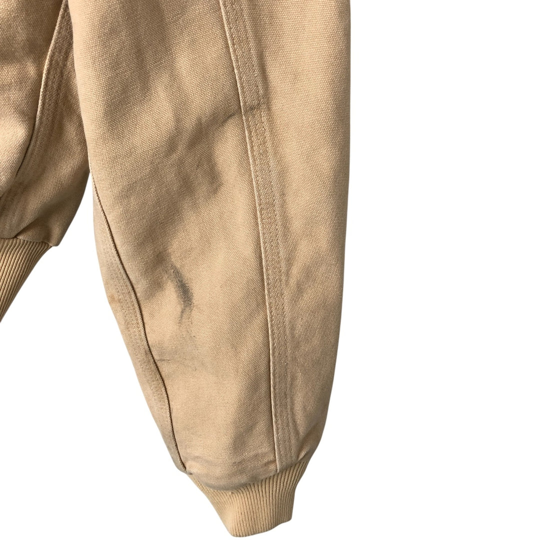 00'S Carhartt Santa Fe Jacket Duck Work Blouson Men's S size cotton Beige type Vintage Second Hand
