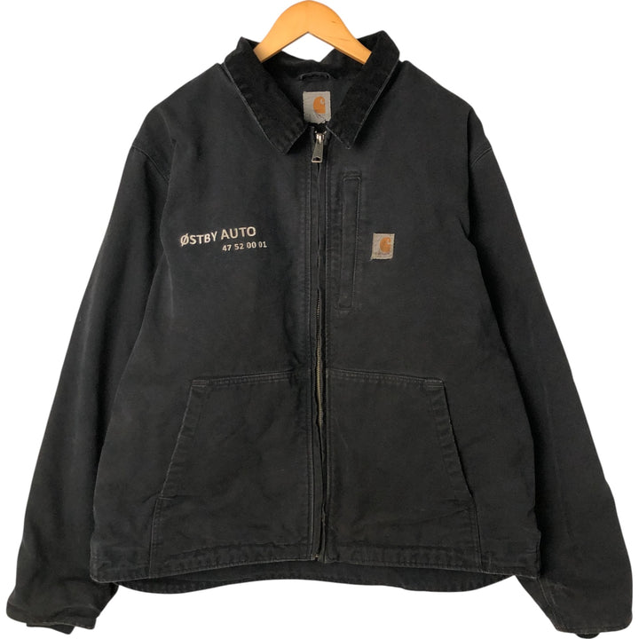 Carhartt Full Swing Armstrong Jacket, Armstrong Jacket, Duck Work Jacket, Men's L size cotton black type Vintage Second Hand