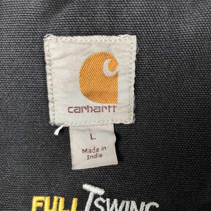 Carhartt Full Swing Armstrong Jacket, Armstrong Jacket, Duck Work Jacket, Men's L size cotton black type Vintage Second Hand
