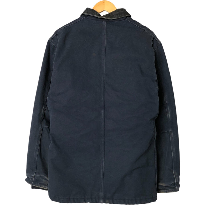 Carhartt Traditional Coat Duck Work Jacket Men's M cotton navy blue type Vintage Second Hand