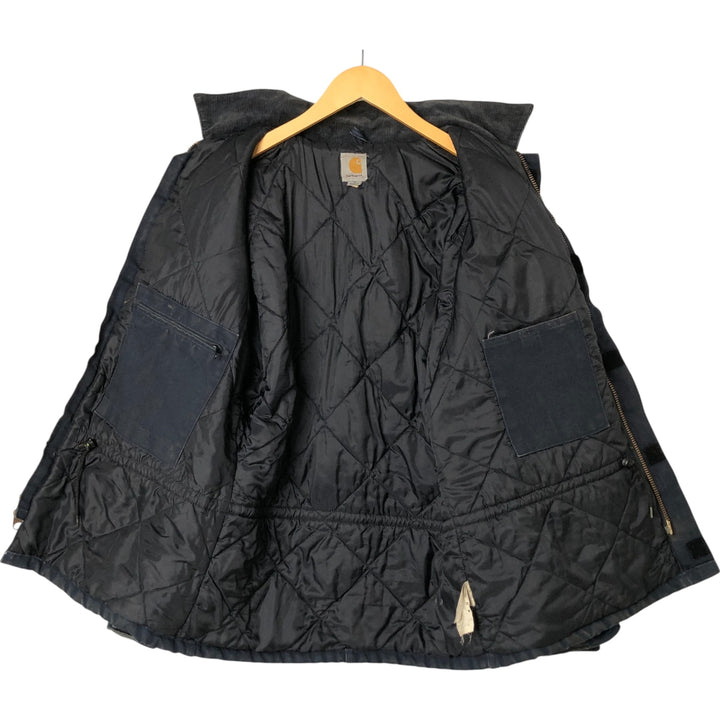 Carhartt Traditional Coat Duck Work Jacket Men's M cotton navy blue type Vintage Second Hand