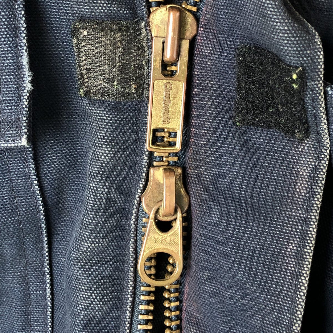 Carhartt Traditional Coat Duck Work Jacket Men's M cotton navy blue type Vintage Second Hand