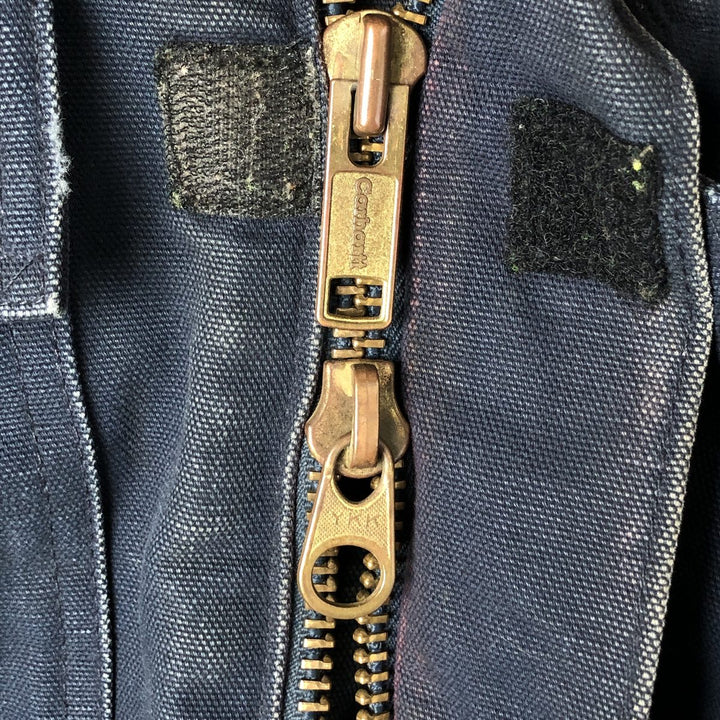 Carhartt Traditional Coat Duck Work Jacket Men's M cotton navy blue type Vintage Second Hand