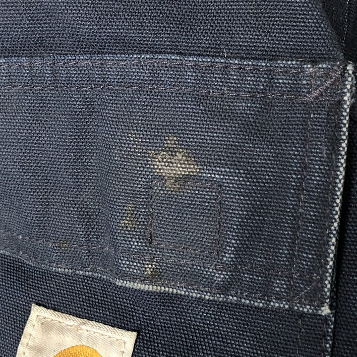 Carhartt Traditional Coat Duck Work Jacket Men's M cotton navy blue type Vintage Second Hand