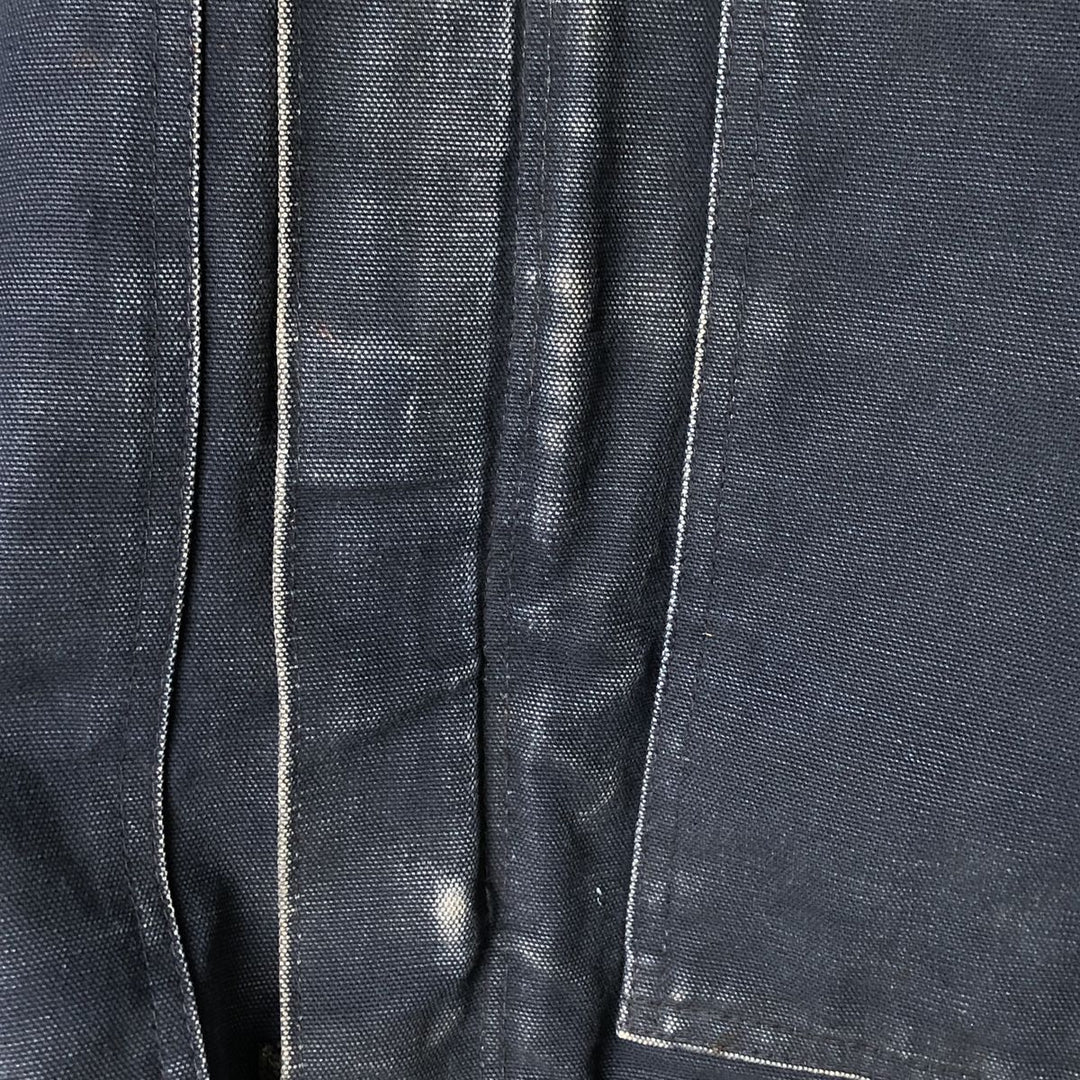 Carhartt Traditional Coat Duck Work Jacket Men's M cotton navy blue type Vintage Second Hand
