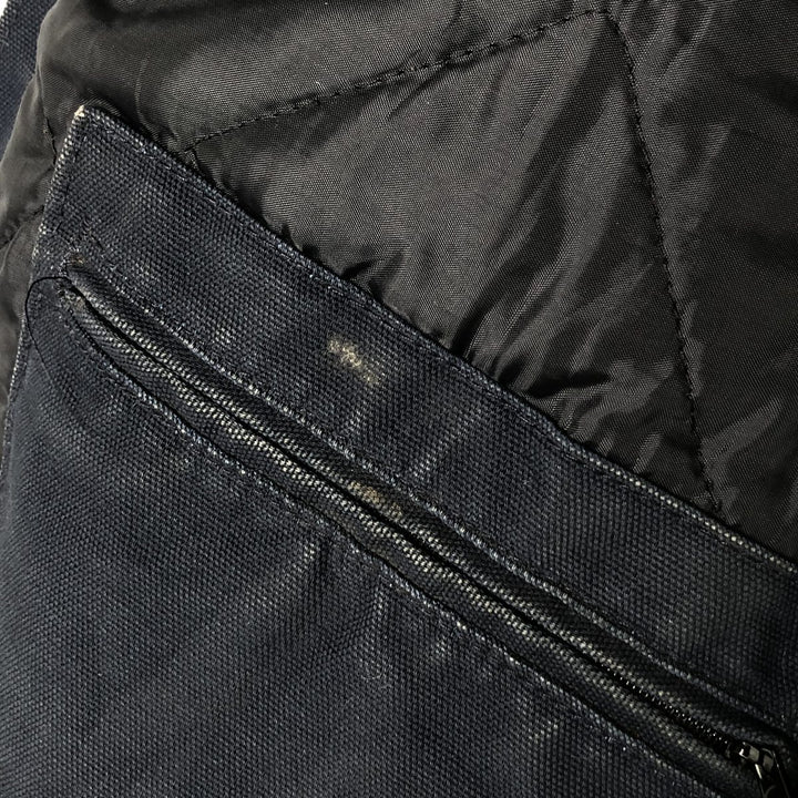 Carhartt Traditional Coat Duck Work Jacket Men's M cotton navy blue type Vintage Second Hand