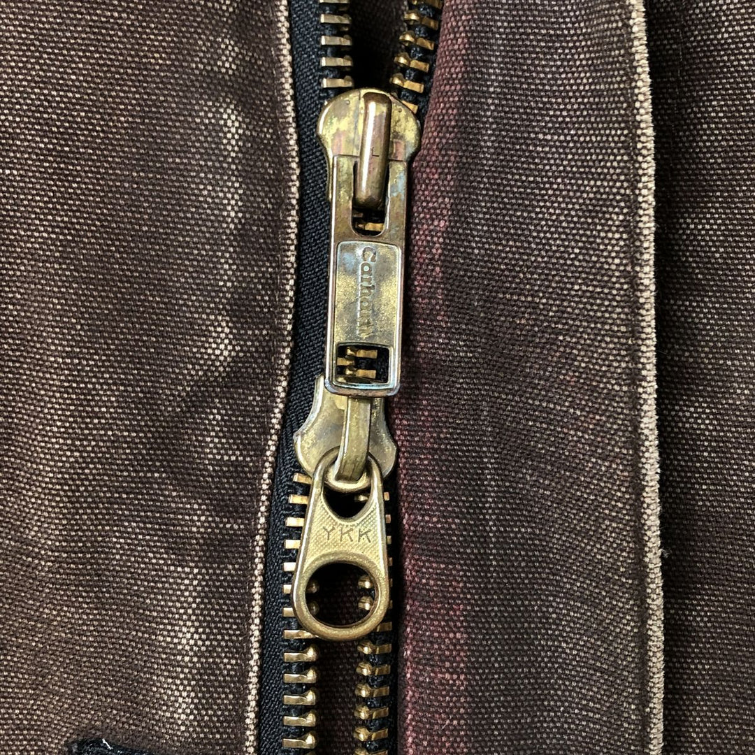 Carhartt Traditional Coat Duck Work Jacket Men's L size cotton brown type Vintage Second Hand