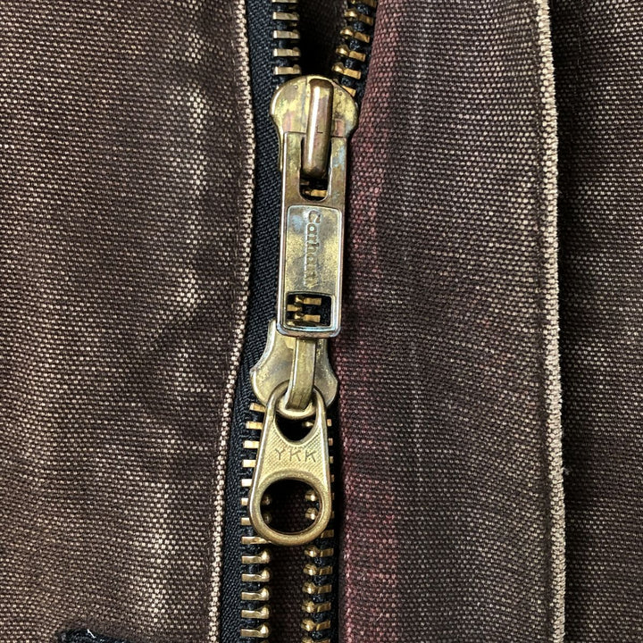 Carhartt Traditional Coat Duck Work Jacket Men's L size cotton brown type Vintage Second Hand