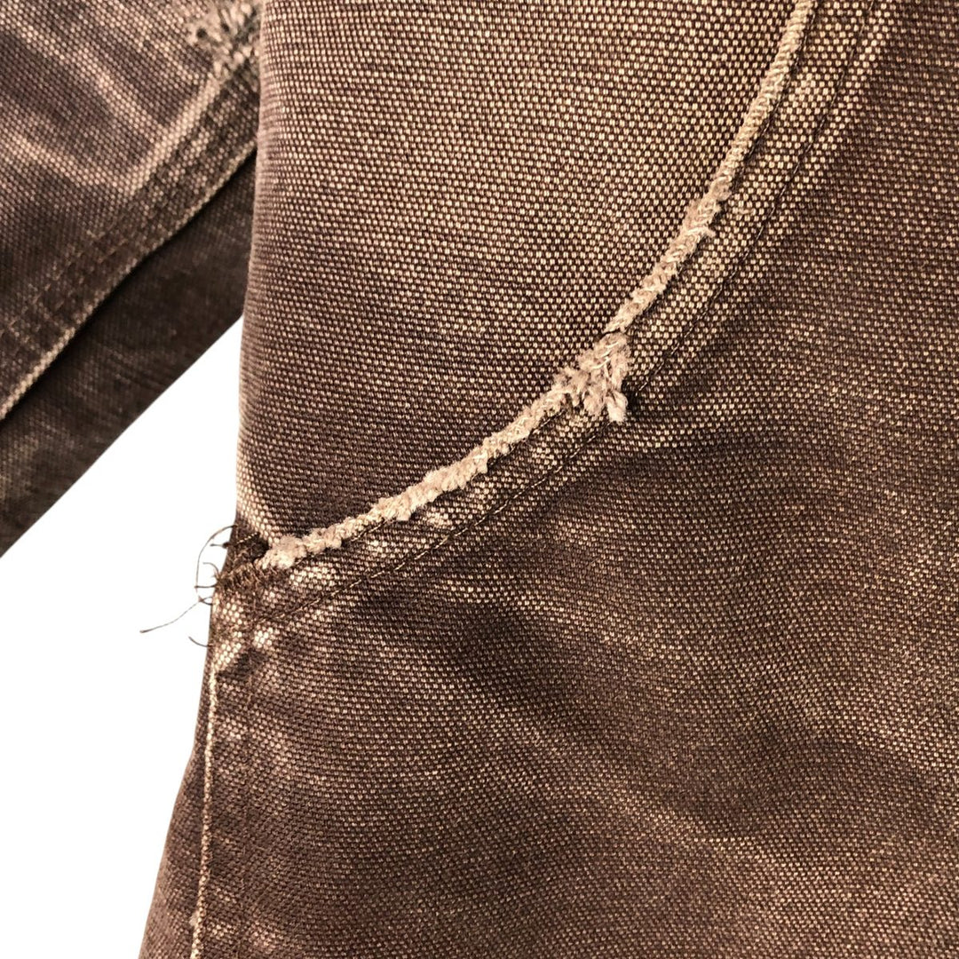 Carhartt Traditional Coat Duck Work Jacket Men's L size cotton brown type Vintage Second Hand