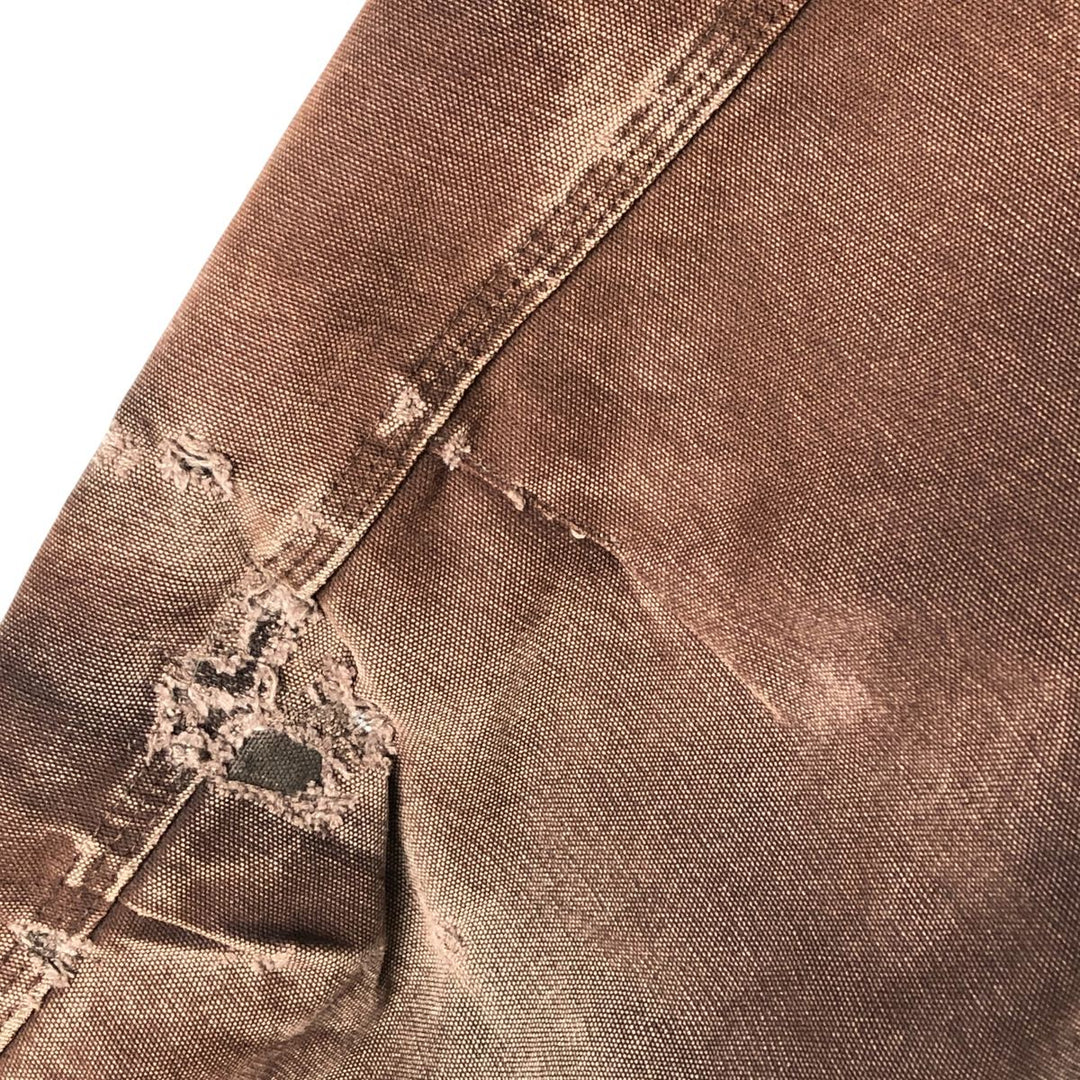 Carhartt Traditional Coat Duck Work Jacket Men's L size cotton brown type Vintage Second Hand