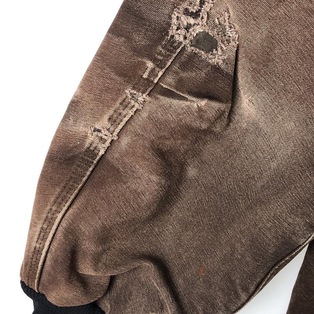 Carhartt Traditional Coat Duck Work Jacket Men's L size cotton brown type Vintage Second Hand