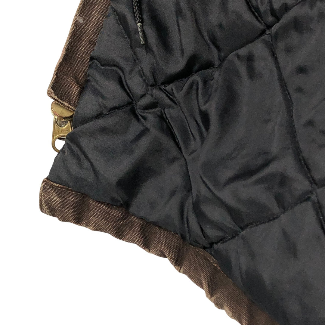 Carhartt Traditional Coat Duck Work Jacket Men's L size cotton brown type Vintage Second Hand