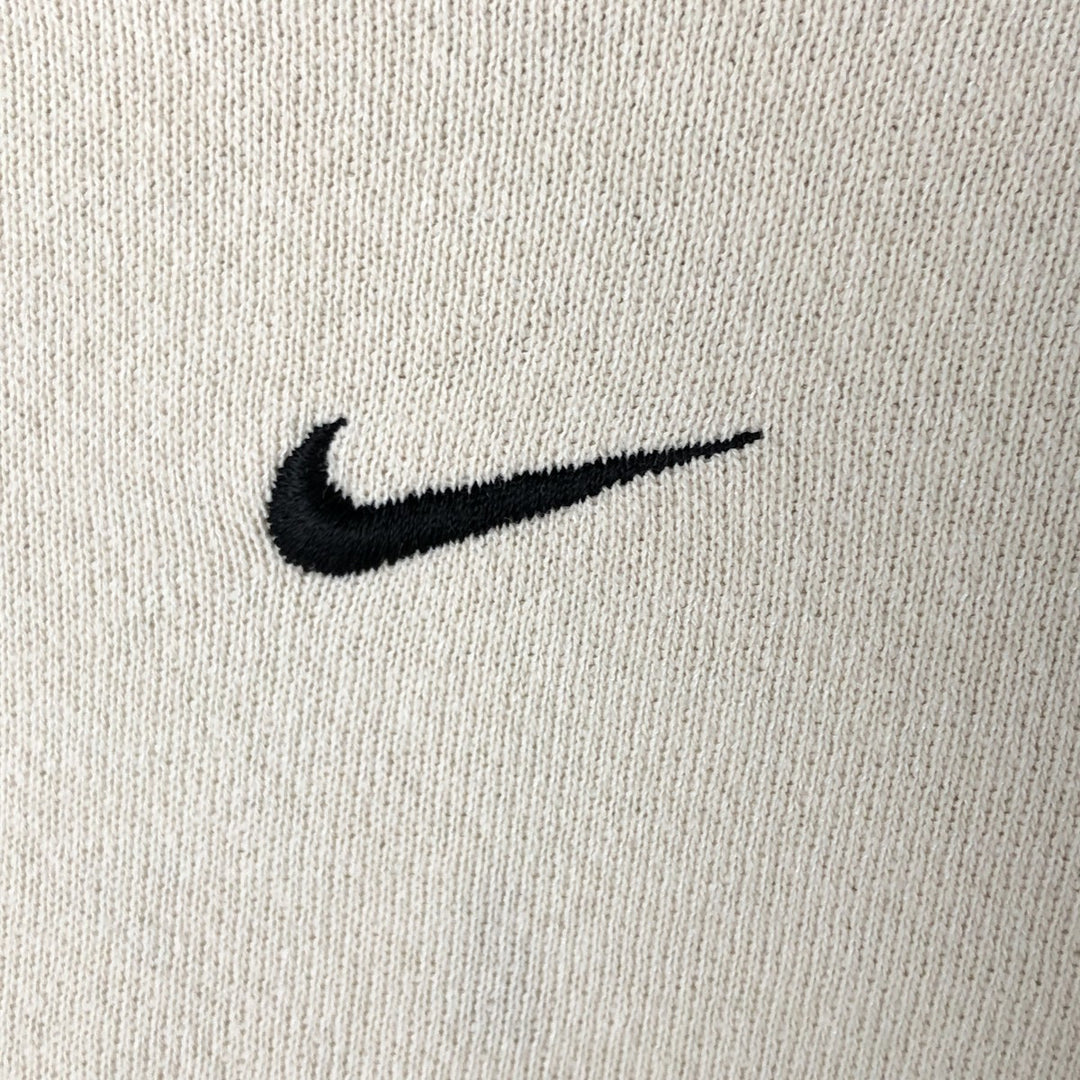 00'S Nike Sweat Pullover Hoodie Men's Size L cotton Beige type Vintage Second Hand